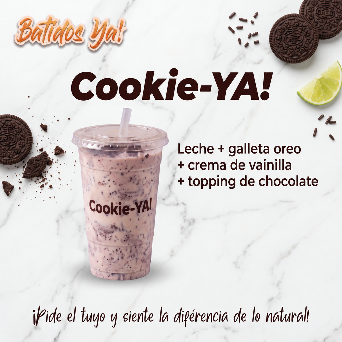 Cookie-YA! — batido sin círculo de precio