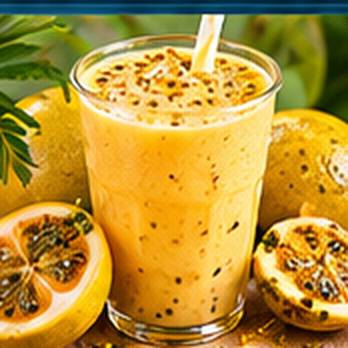 Batido de Maracuyá CevichesYa con frutas frescas