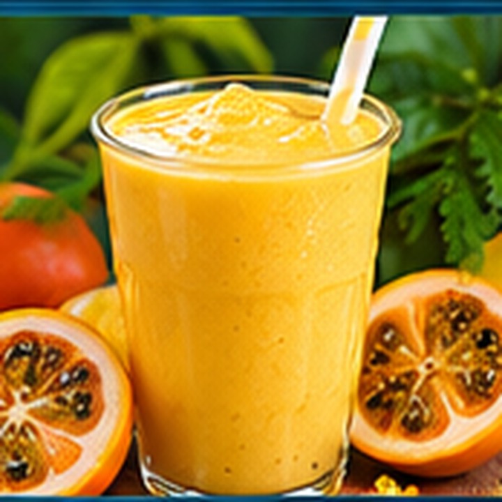 Batido de Naranjilla CevichesYa con frutas frescas