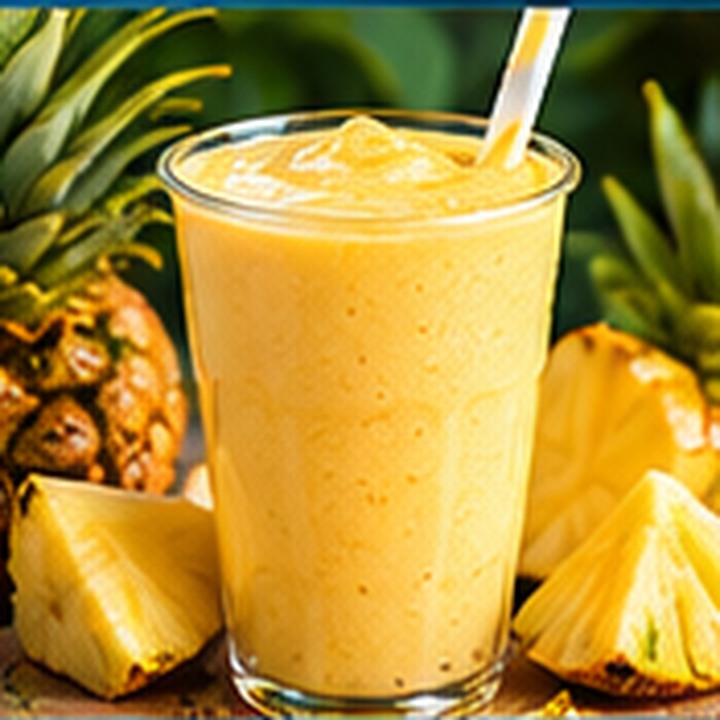 Batido de Piña CevichesYa con frutas frescas