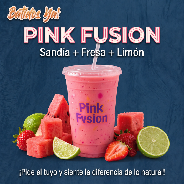 Pink Fusion — batido sin círculo de precio