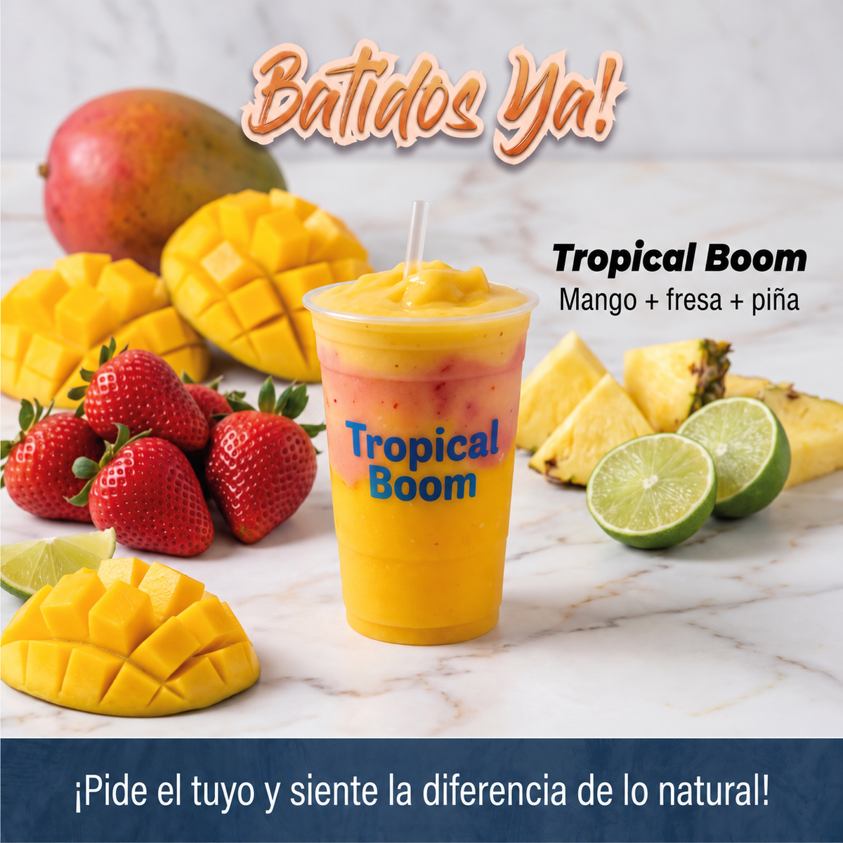 Tropical Boom — batido sin círculo de precio