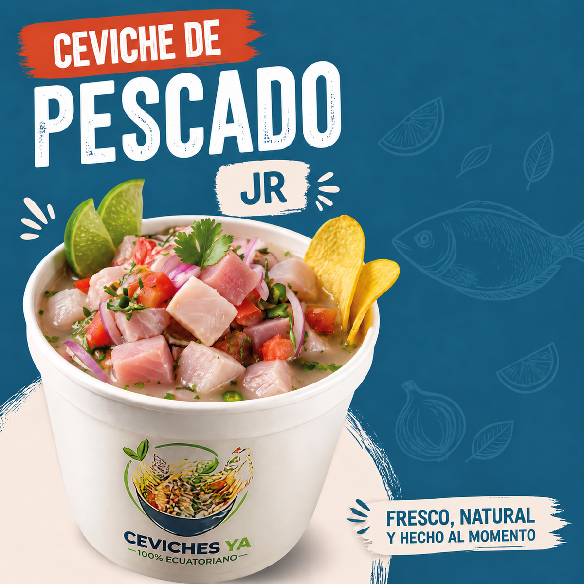 Ceviche de pescado JR
